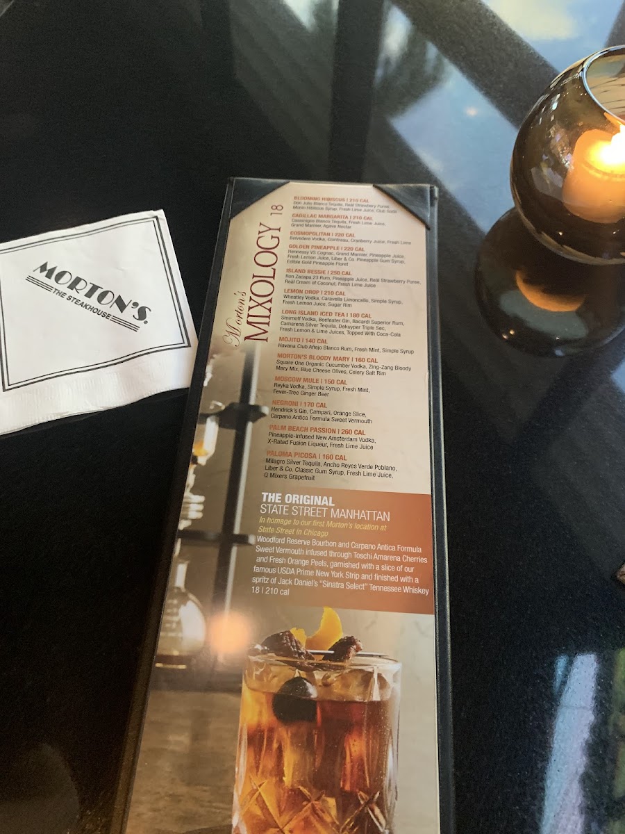 Menu - Morton's The Steakhouse photo 9